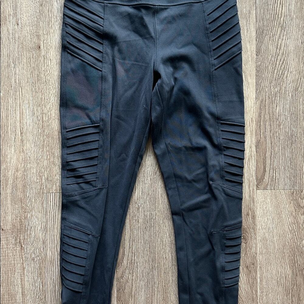 Athleta Delancey Moto Tight Leggings Black Size XS - Picture 3 of 6
